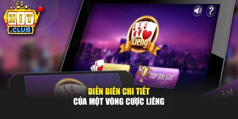 Diễn biến chi tiết của một vòng cược Liêng